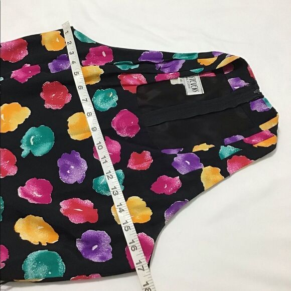 Vintage R.J Stevens by Carol Escritor Sleeveless Square Neck Romper Size 8 - Picture 12 of 14